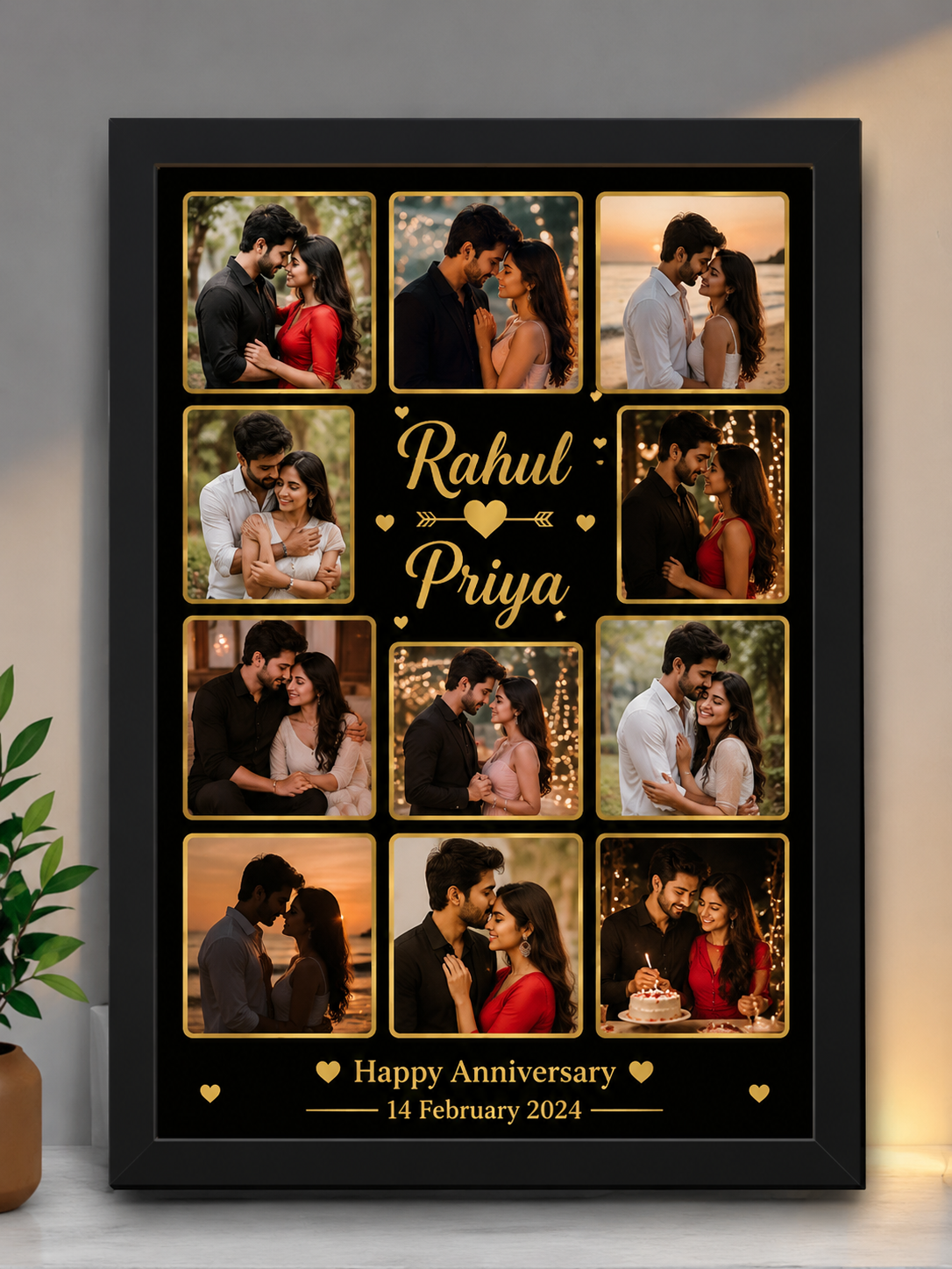 Customized Wooden Photo Frame 12×9 Inch