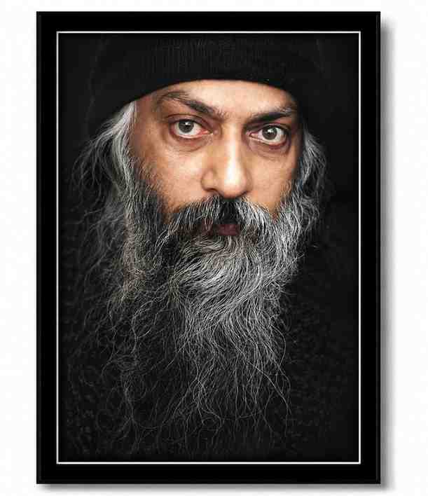 Spiritual Saint Portrait Photo Frame – Premium Black Wall Frame
